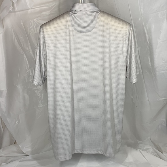 Men’s Greg Norman ML75 Gray Geometric Pattern Polo Size XL - Picture 5 of 6